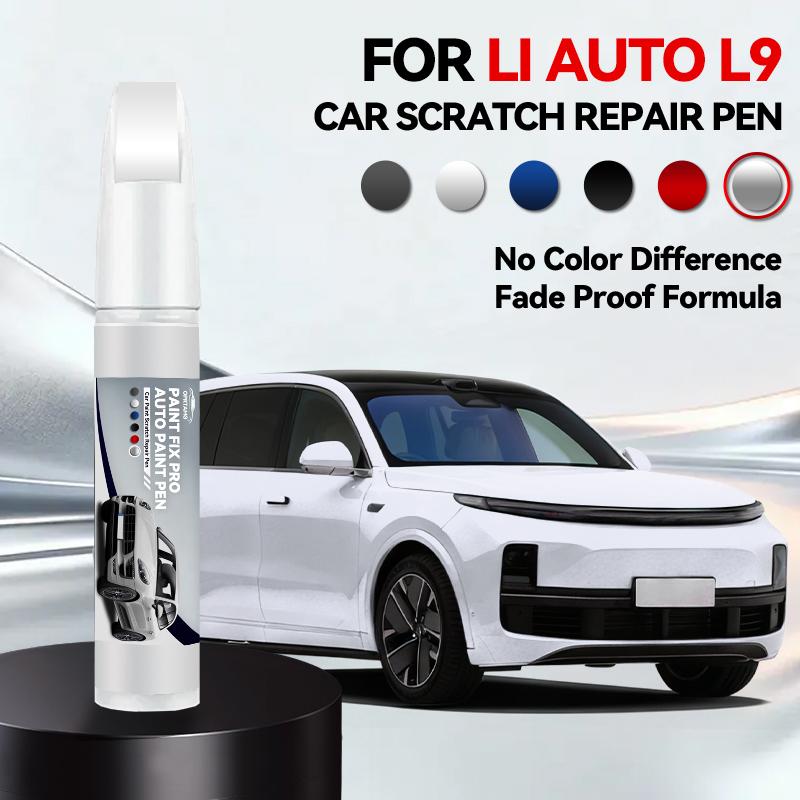 Für LI AUTO L9 1990-2026 Lackreparaturstift Ausbesserungsstift Kratzerentferner DIY Autozubehör Schwarz Weiß Silber Blau Rot