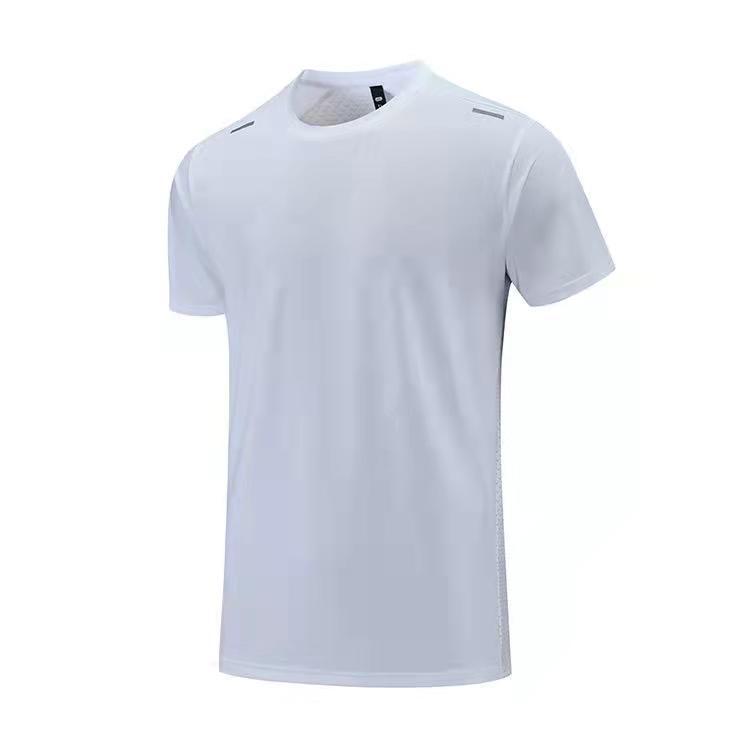 2024 Men's Quick-Dry Breathable Running T-Shirt - Round Neck, Short-Sleeved Fitness Top
