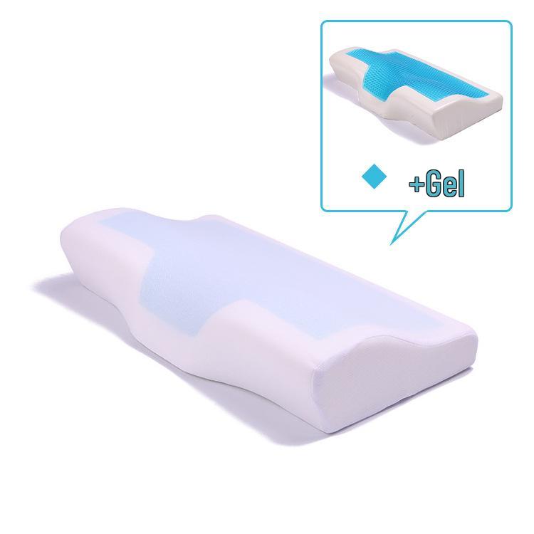Gel Memory Foam Butterfly Pillow - Slow Rebound, Cool Touch Summer Sleeping Cushion