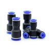 PE PG PY PW Air Connectors 4 6 8 10 12mm Pneumatic Fitting Quick Connect Tee 3Way Plastic Pipe Water Hose Tube Connector