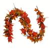 Pumpkin Berry Vine Garland for Fall and Thanksgiving Home Decoration Made with Sturdy Plastic Material Party Supplies