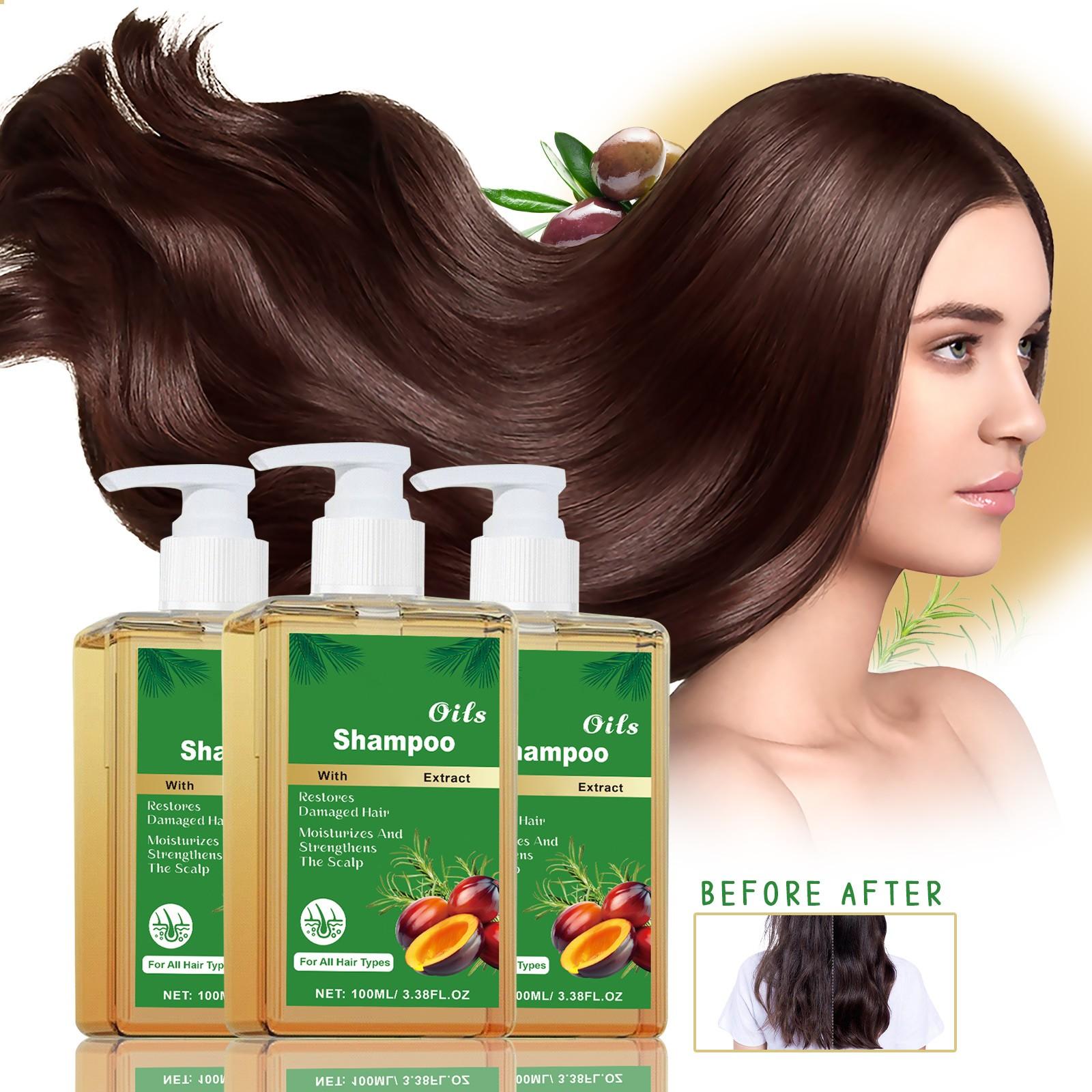 

Шампунь для ухода за волосами, глубоко питающий шампунь для волос и способствующий циркуляции крови, шампунь против выпадения волос, 100 мл One Size