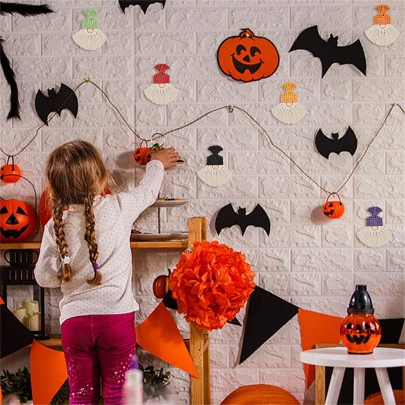 Weihnachtsmann DIY-Kits mit Anleitung, DIY Makramee Weihnachtsdekorationen