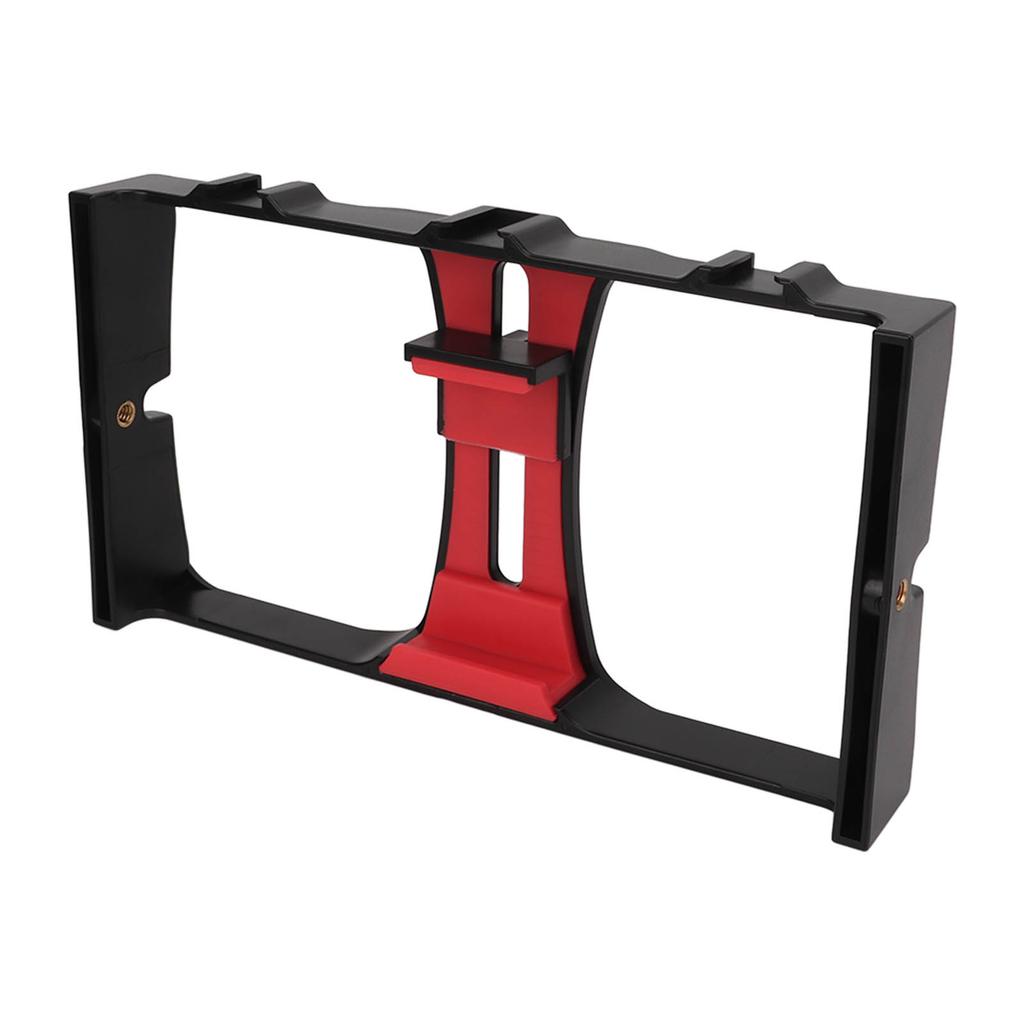 Phone Video Camera Cage ABS Portable Handheld Smartphone Video Stabilizer Rig for Livestreaming Vlog