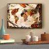 Spices Map Canvas Painting Grains Spoon Peppers Wall Art Kitchen Poster Print Decorative Picture For Dining Room Home Decor Unframed