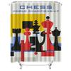 Championship Chess Design Shower Curtain For Home Decor.