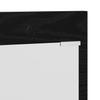 Wall Mounted Nightstand Black Oak Effect 90 x 10 x 50 cm