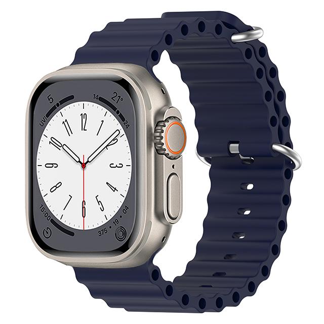 Bracelet océan pour Apple watch Ultra, en silicone, 49mm 44mm 45mm 40mm 41mm 42mm 38mm, iWatch série 7 6 5 4 3 2 1 se 8 Ultra 9