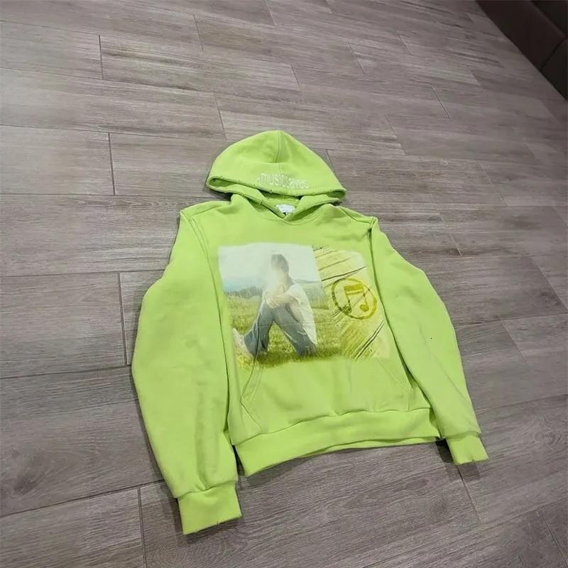 American Street Hip Hop Vintage Hoodie Loose Fit Slimming Print Sweatshirt Teens