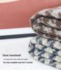 Women's Houndstooth Winter Scarf 2025 - Double-Sided Plaid Tassel Shawl, Thick, Warm, Fashionable Neck Warmer