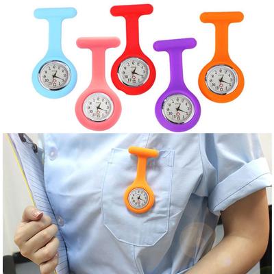 Silicone  Watch Brooch Tunic Fob Watch With Free Battery