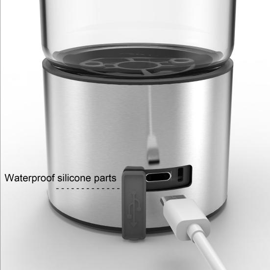 Generátor vodíkových lahví na vodu 460 ml Iontová membránová elektrolýza Tech 3 min 2300+ PPB Hydro Water Cup Dobíjecí stroj na vodíkové láhve na vodu
