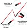 Golf Alignment Sticks 2 Sets 48inch Alignment Practice Rods Collapsible 6 Colors Golf Alignment Sticks Golf Swing Training Tools 5