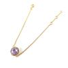 Altesse [M5943] - Bracelet plaqué or 'Sissi' violet doré - 15 mm