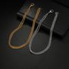 Gold Color Stainless Steel 316 Cuban Chain Bracelet Street Style  for Men And Women