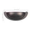Semi-Round Cabinet Drawer Pull Handle Sleek Minimalist Design Easy Installation Multiple Colors Kitchen Bedroom Bathroom