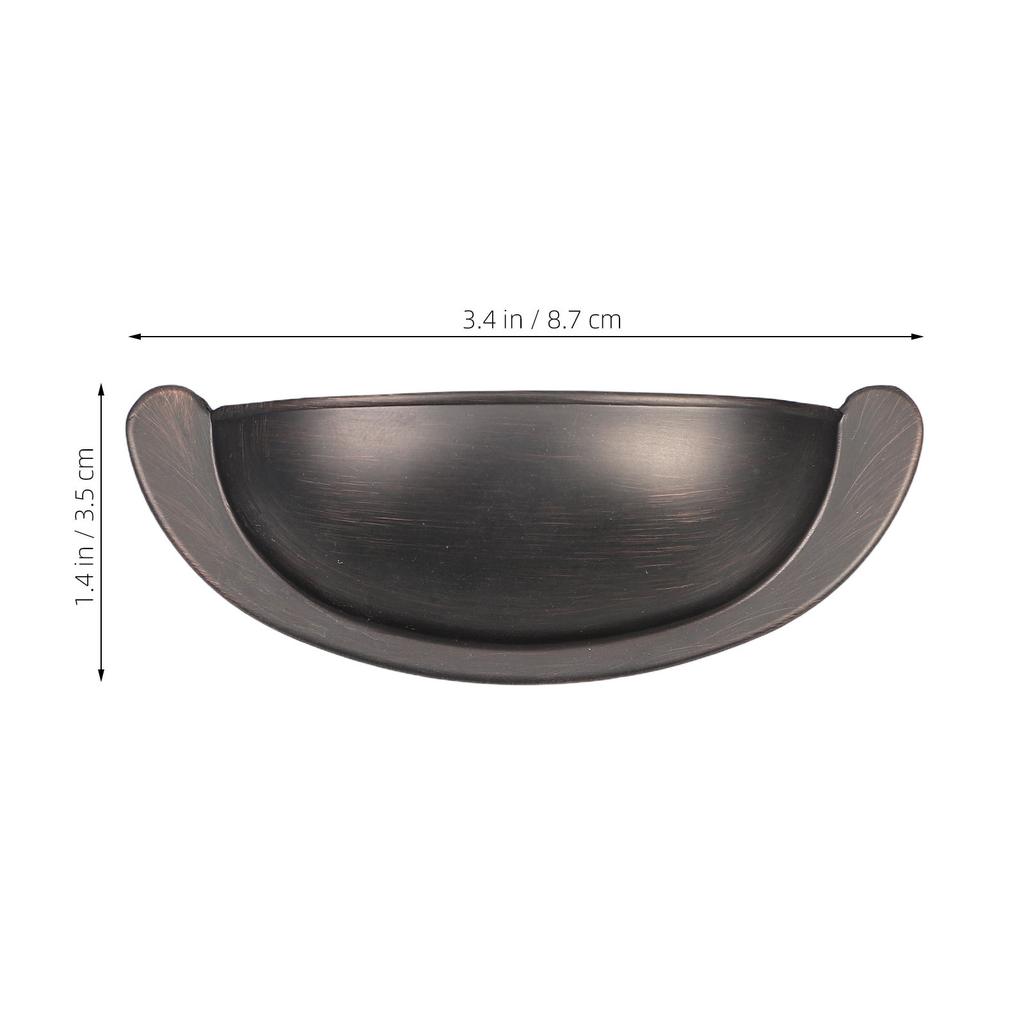 Semi-Round Cabinet Drawer Pull Handle Sleek Minimalist Design Easy Installation Multiple Colors Kitchen Bedroom Bathroom