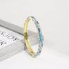 Cloisonné Open Enamel Color Block Handcrafted Bracelet