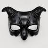 PVC Full/Half Face Mask Masquerade Ball Halloween Costume Mask Demon Devil Horn Mask  Cosplay Event