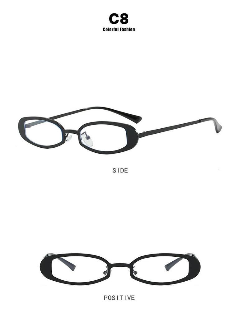2026 Fashionable Oval Frame UV Protection Sunglasses for Women - European & American Style