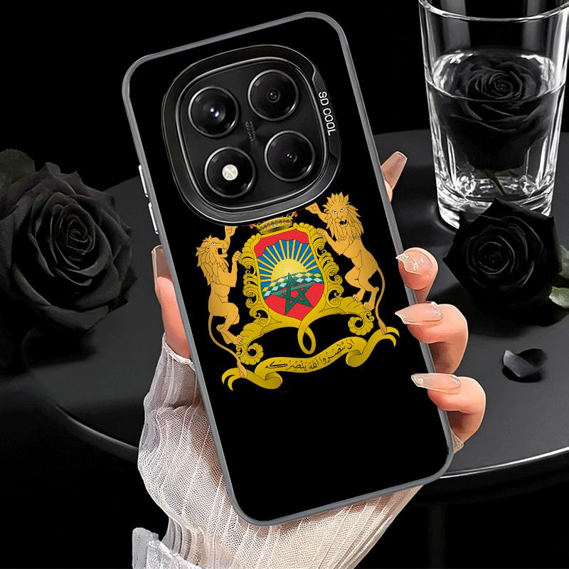 Morocco Flag Soft Phone Case for Xiaomi Redmi Note 13 14 15 Pro Plus 12S 12 11S 11 11T 10S 10 Shockproof Cover Back Shell