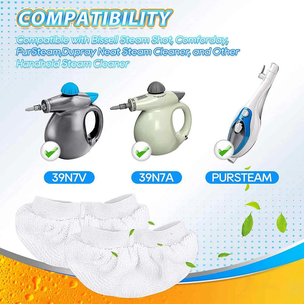 Microfiber Cloth Is Compatible with Handheld Steam Cleaners and BIS Steam Shots Household