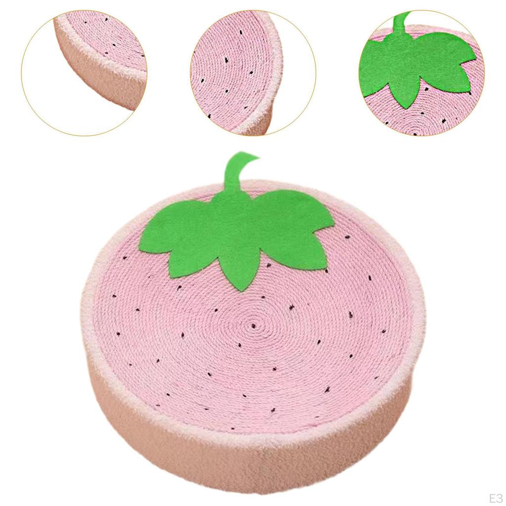 Cat Nest Scratcher Bowl with Sisal Round Design for Feline Friends