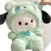 Green Polar Bear Dog Plush Toy for Kids & Girlfriend Birthday - Stuffed Animal with Big Ears