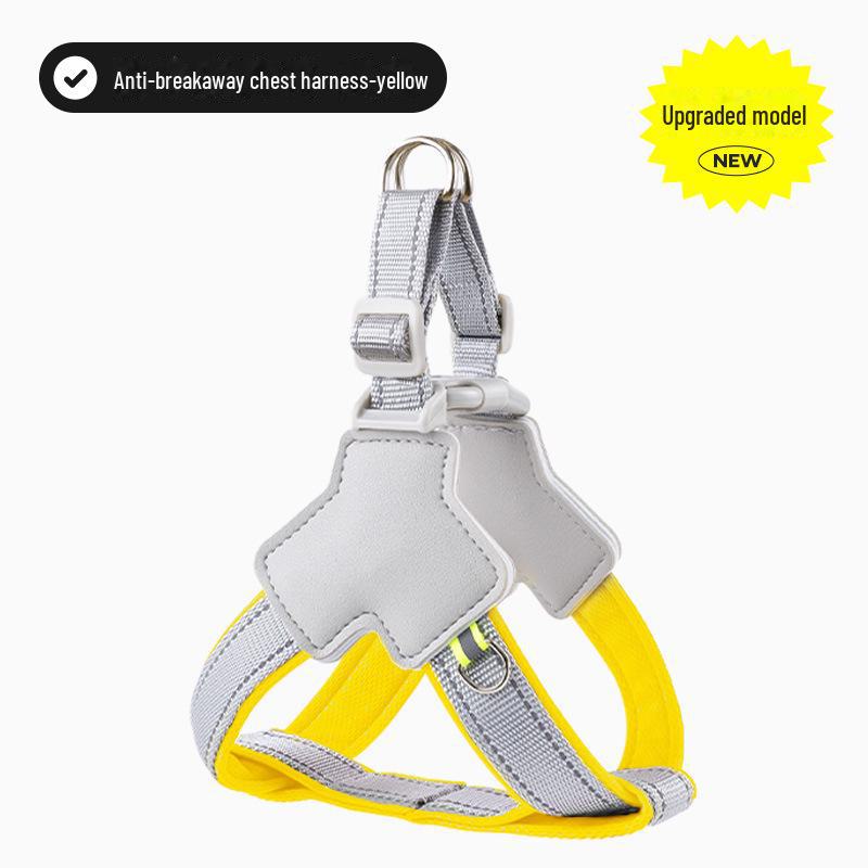 

Регулируемый комплект шлейки и поводка для собак мелких и средних пород, таких как сиба-ину, корги, бишон и тедди S (Weight 8-20 jin)