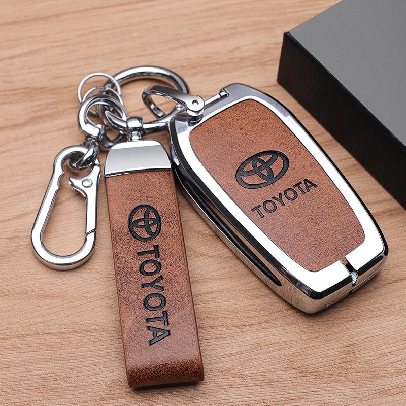 AOP1 Car Remote Key Case Cover for Toyota GR RAV4 Crown Hilux Fortuner Corolla SE 2023 Camry Yaris Land Cruiser Prado Venza Accessory