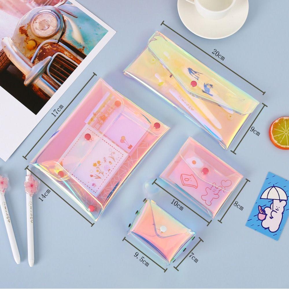 Multifunctional Pocket Wallet Transparent Credit Card Holder Portable Storage Bag  Men&Women