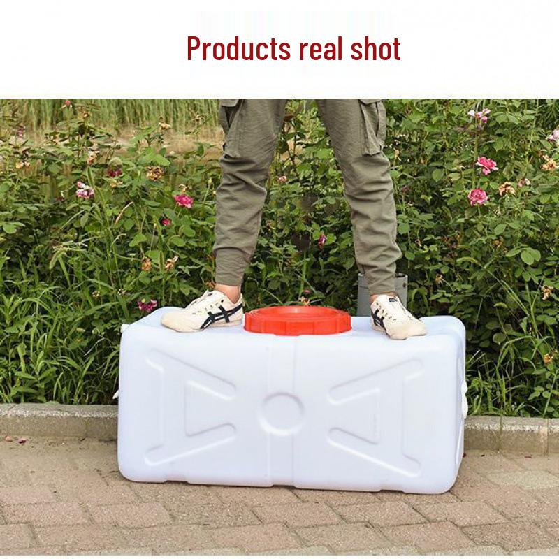 Durable Car-Mounted Agricultural Water Tank: Large, Thickened Plastic Barrel for Pesticide Spraying & Water Storage