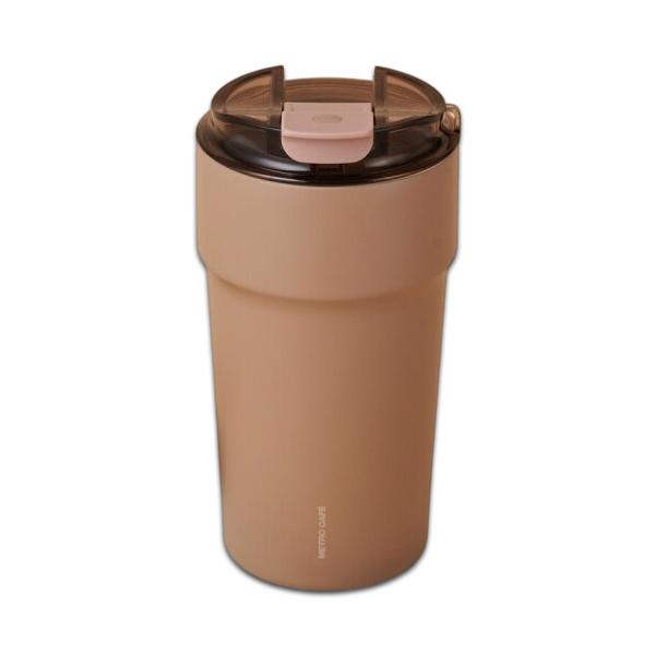 LocknLock Metro Cafe Ceramic Stainless Steel Vacuum Tumbler Coffee Mug 500ml Premium Insulated Bottle