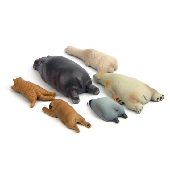 Animal Refrigerator Magnets 3D Animal Shaped Magnets Resin Animal Series Fridge Magnets for Securing Notes Kitchen Decor