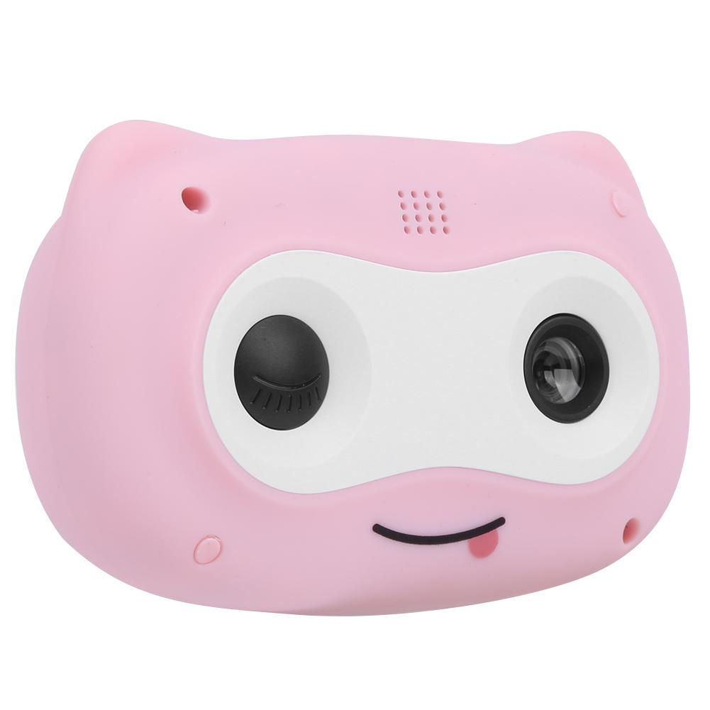 X11 Children Camera High Definition Digital ABS Baby Toy Mini SLR  Photos Videos GamesPink