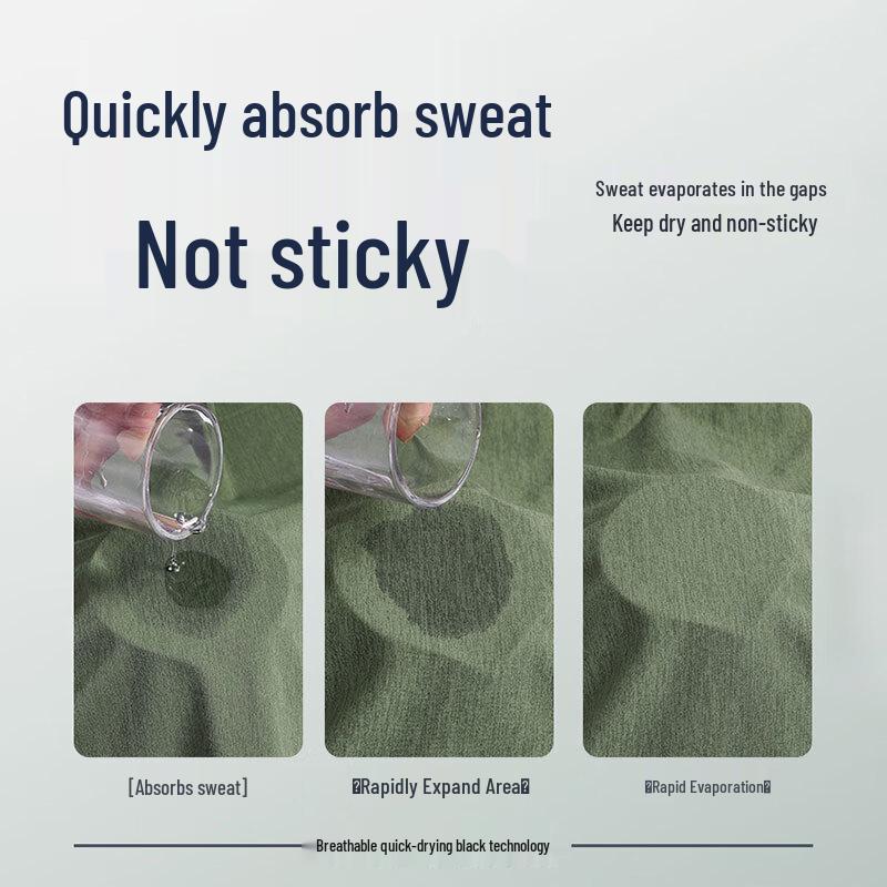 EASTERN CAMEL Men's Long Sleeve Stand Collar Quick-Dry T-Shirt