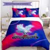 Crystal Palace Football Printed 3 Pieces Bedding Set, Comfortable Skin Friendly Bedroom Duvet Cover Set