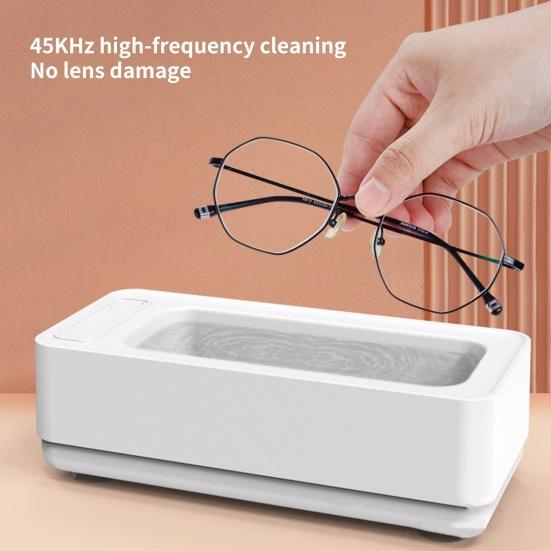 Ultrasonic Cleaner USB Charging 45kHz High Frequency Glasses Jewelry Electric Vibration Cleaning
