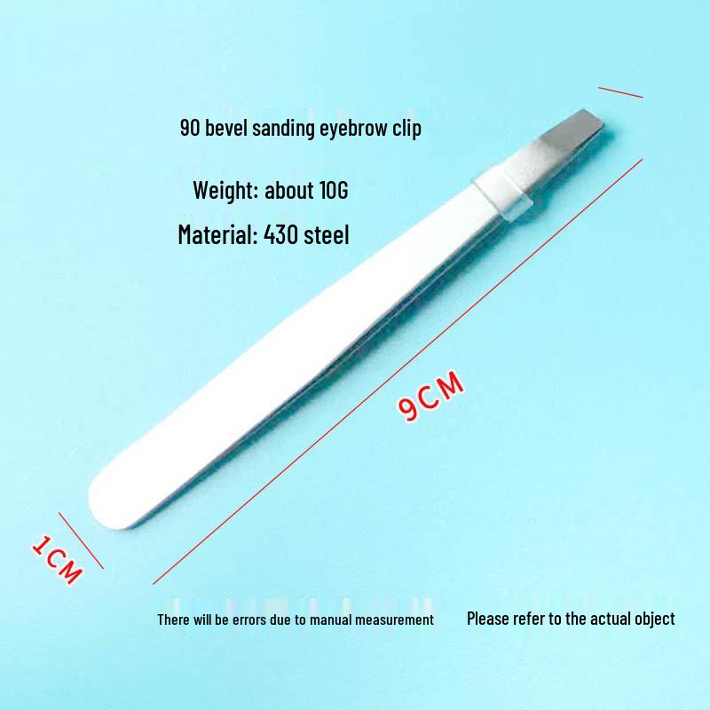High-Quality Stainless Steel Black Eyebrow Tweezers Set for Multi-Purpose Hair Removal.
