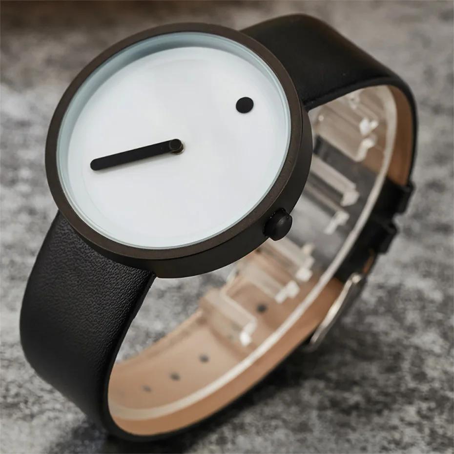 

Paidu Watch Fashion Design Dot Matrix Watches Men Casual Sports Watches Leather Band Quartz Wristwatches Men Relogio Masculino