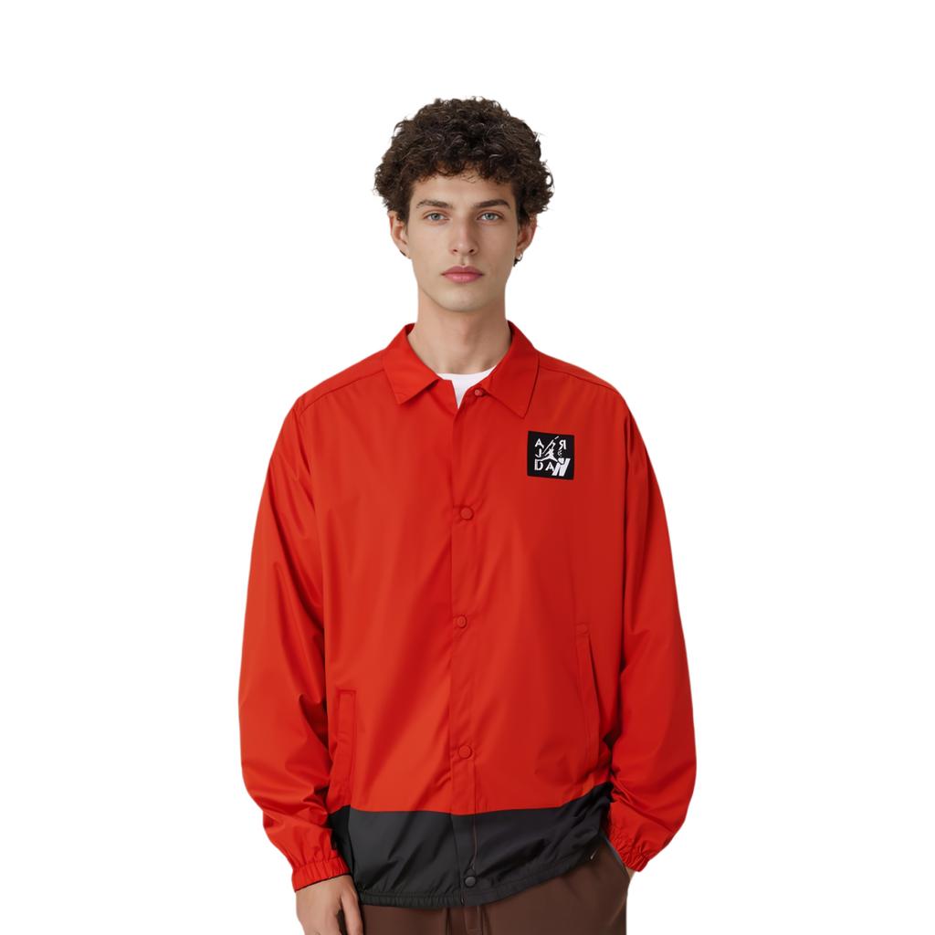 Jordan Jackets Men's Red V Neck Moderate Other CI0254-657