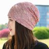 Moon Hat Cotton Breathable Light Turban Cap Air Conditioning Cap Hat Female Spring and Fall Thin Section Lined Head Wrapping Cap