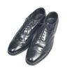 70s 1978 Vintage Florsheim Size 10B 26.5 27.5cm Full Brogue Wingtip Black