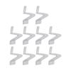 10pcs Metal Shelf Support Clip Ensure Stability Durability for Kitchen Cabinets & Closets Rusts Proof Shelf Holders