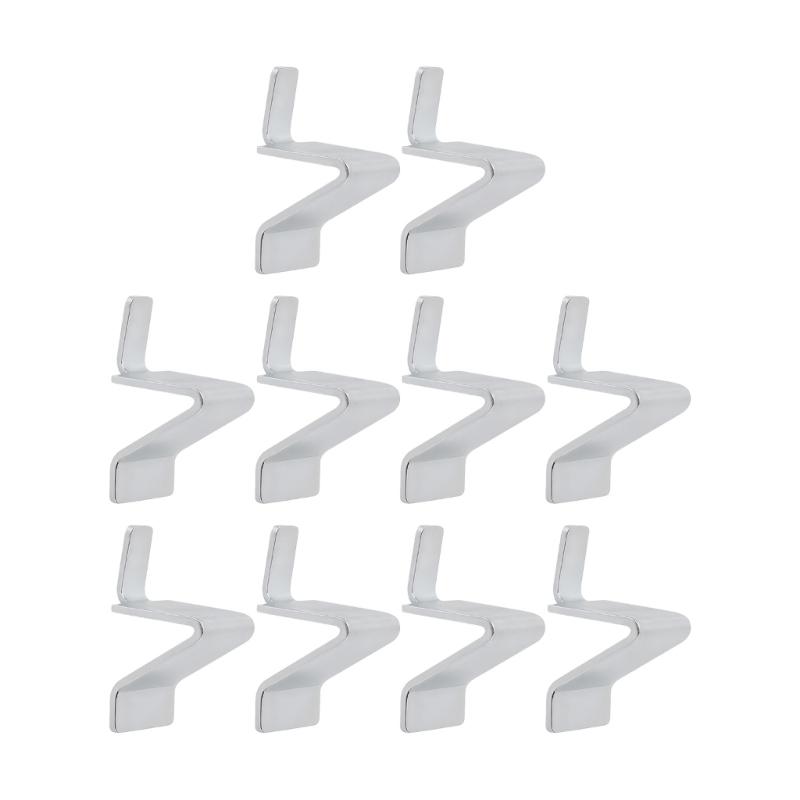 

8pcs Metal Shelf Clip Adjustable Fasteners for Cabinet Bookshelf Installation Prevent Movement Ensure Long Service Use 1