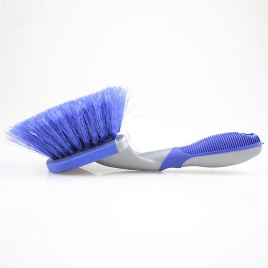 Car Cleaning Brush Soft Bristles Wheel Brush Ergonomic Car Detailing Brush Non-Scratch Tire Rim Cleaning Tool for Wheels Tires Car Seams