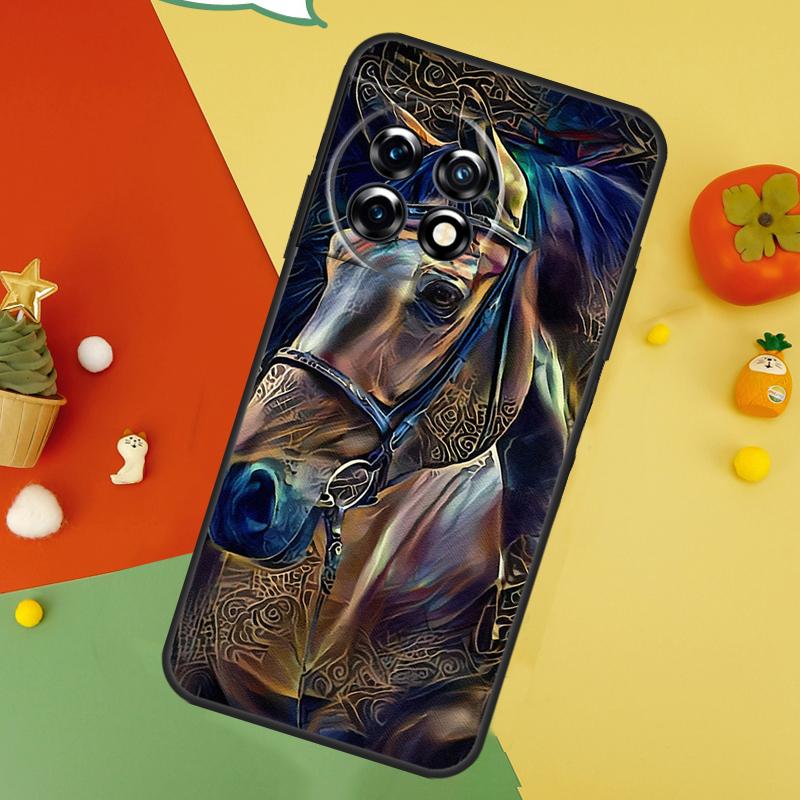 

Художественный чехол с рисунком лошади для OnePlus 15 13R 13 13T 12 12R 11 10 10T 8T Nord CE 5 2 3 4 Lite N20 N30 OnePlus Nord 5