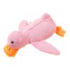 Pet Teeth Grinding Toy Multi-purpose Plush Duck Toy Interactive Rattle Design Chew Toy Dental Health Dog Toy