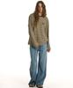 Kimseupeulesikoteunmakes Mini Bam Line Stripe Ls Tee Beige