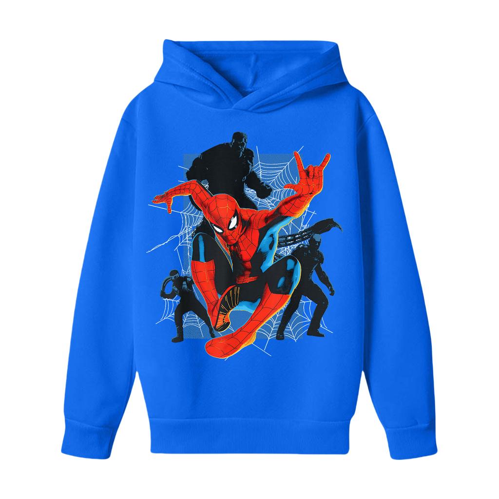 Kids Long Sleeve Letter Print Hoodie, Loose Fit Pullover Sweatshirt for Boys and Girls